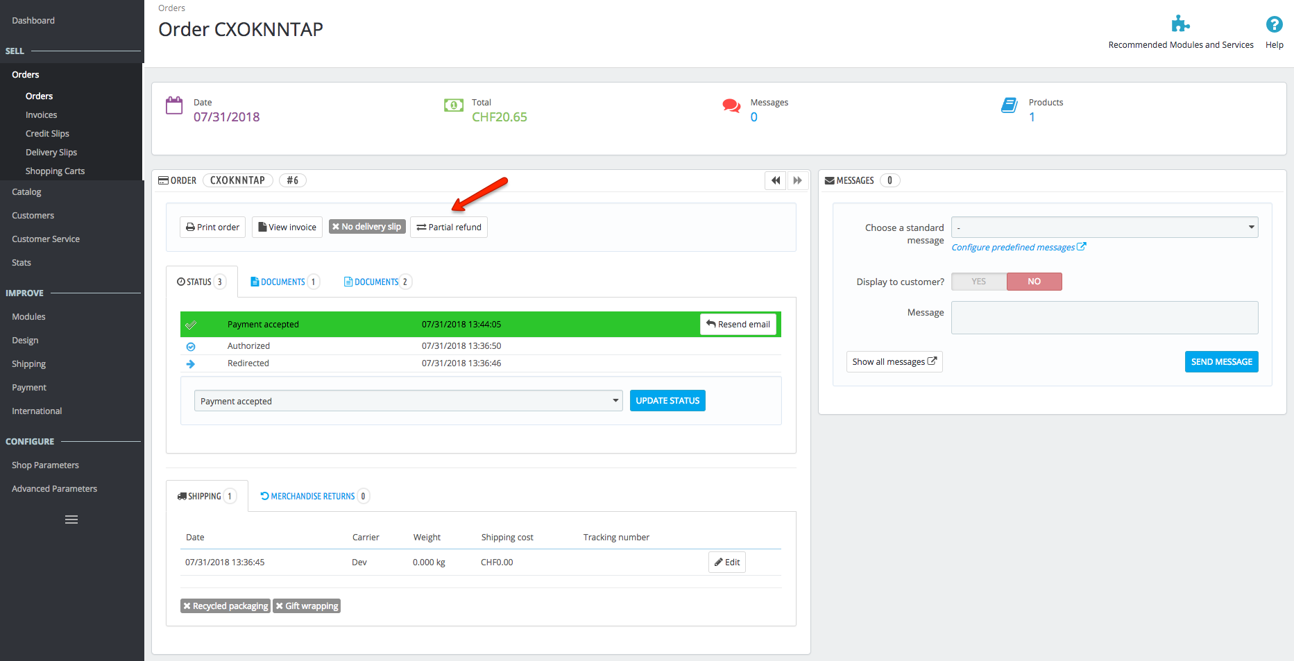 prestashop 1.7 refund1