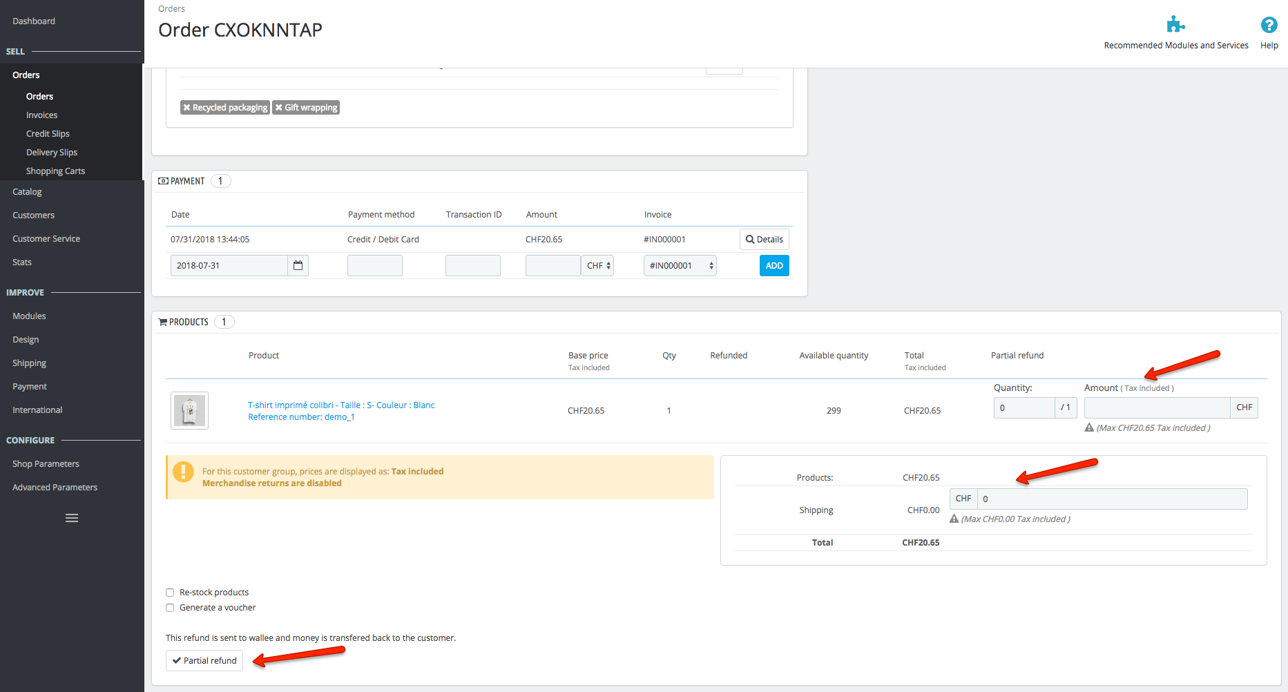 prestashop 1.7 refund2