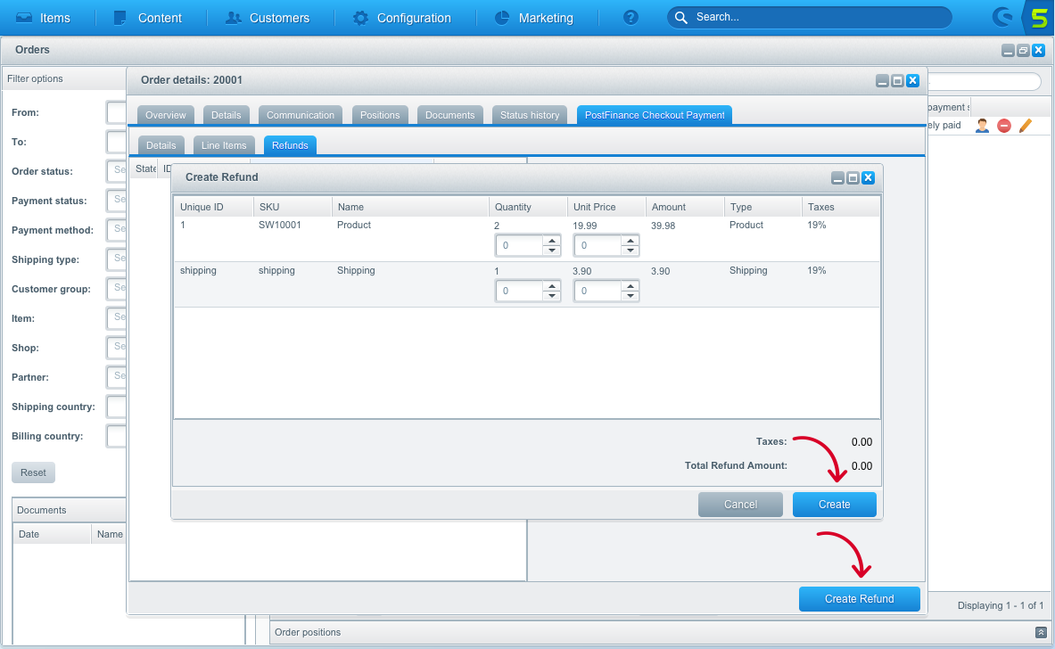 refund transaction 2